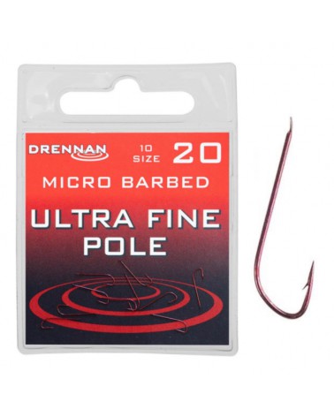 Haczyki Drennan Ultra Fine Pole rozmiar 20 10szt.