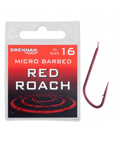 Haczyki Drennan Red Roach rozmiar 16 10szt.