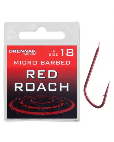 Haczyki Drennan Red Roach rozmiar 18 10szt.