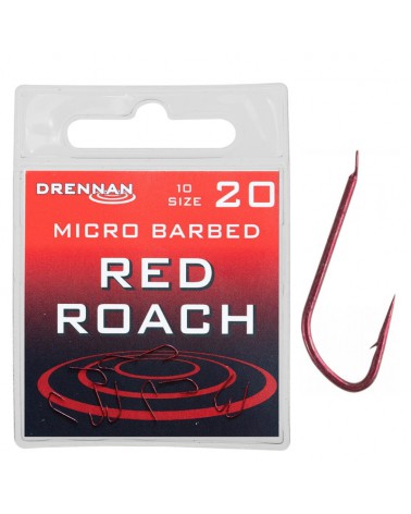 Haczyki Drennan Red Roach rozmiar 20 10szt.