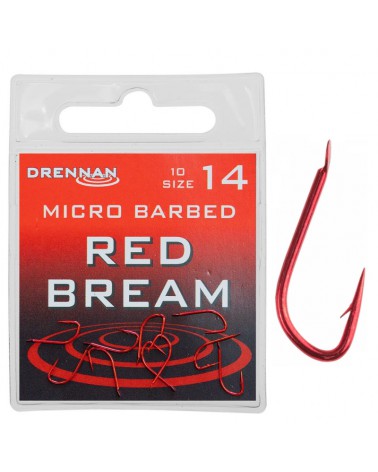 Haczyki Drennan Red Bream rozmiar 14 10szt.