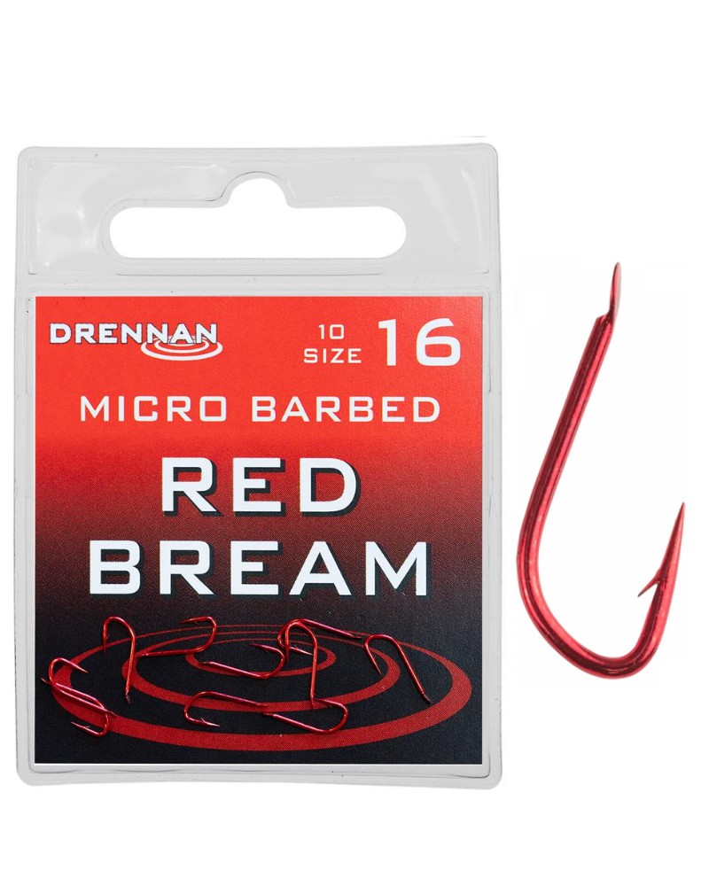 Haczyki Drennan Red Bream rozmiar 16 10szt.