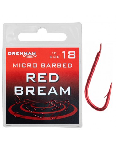 Haczyki Drennan Red Bream rozmiar 18 10szt.