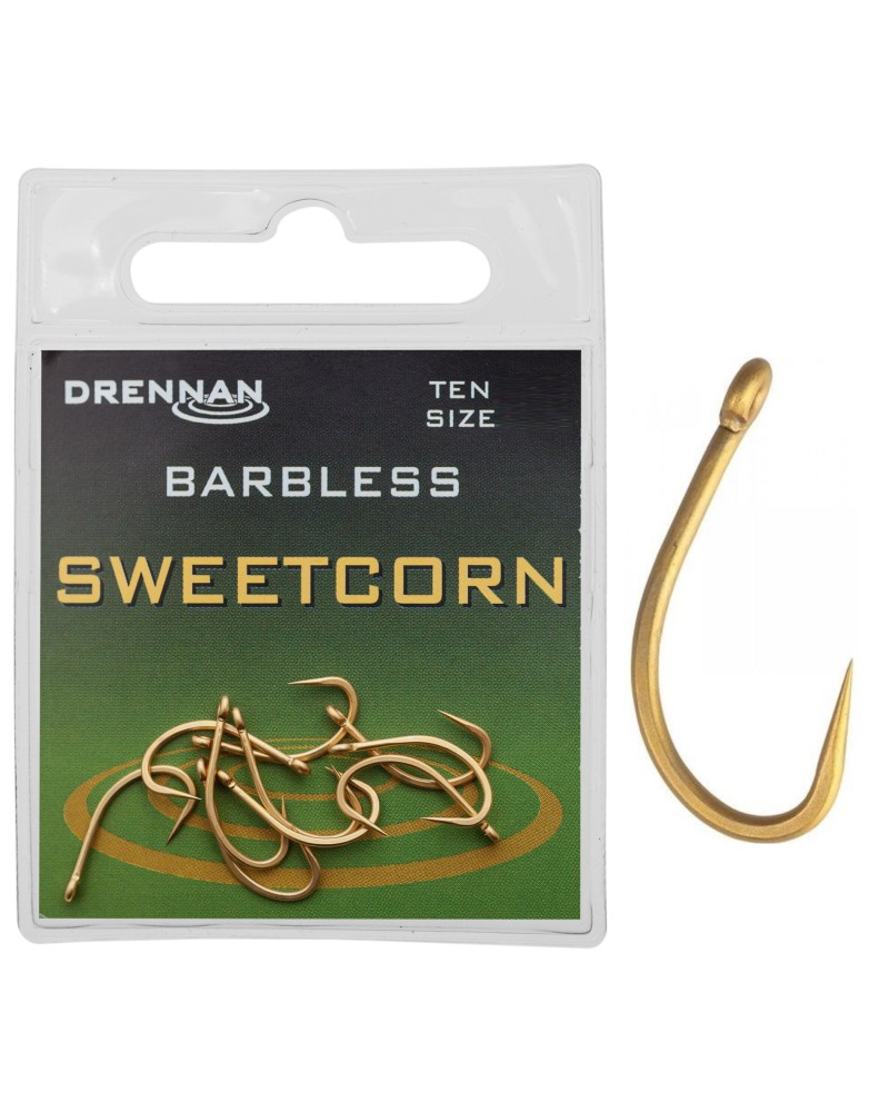 Haczyki Drennan Sweetcorn Bezzzadziorowe Rozmiar 14 10szt.