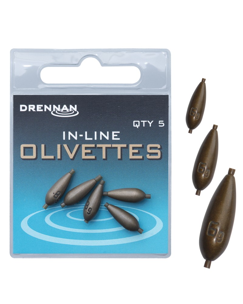 Oliwki Drennan Z Igielitem Przelotowe In-Line 0.60g 5szt.