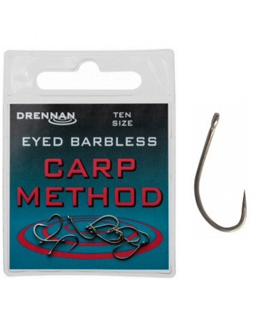 Haczyki Drennan Carp Method Bezzzadziorowe Rozmiar 8 10szt.