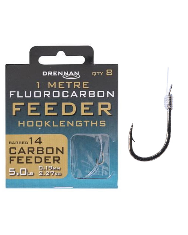 Drennan Fluoro Feeder Carbon Feeder Rozmiar 14 0.19mm 1m