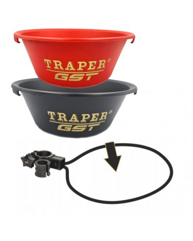 Miska czerwona Traper 26cm