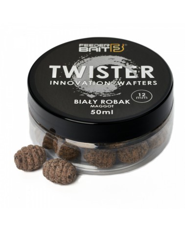 Twister Wafters Feeder Bait Maggot Biały Robak 12mm 50ml