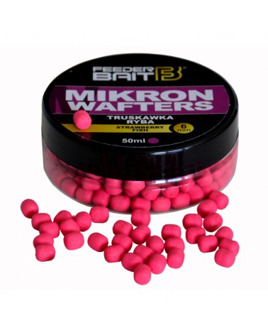Dumbels Mikron Wafters Feeder Bait Ryba&Truskawka 6mm 50ml