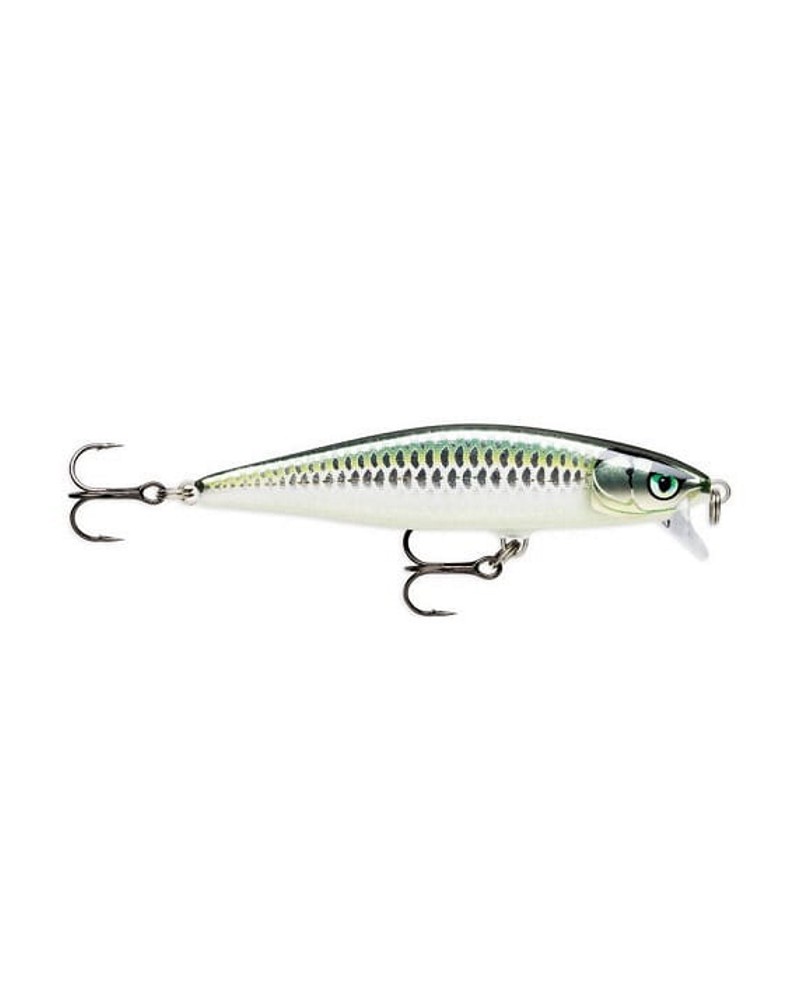 Wobler Rapala Flat Rap 8cm 7g BLK Bleak do 1.8m pływający