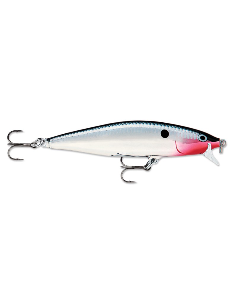Wobler Rapala Flat Rap 8cm 7g CH Chrome do 1.8m pływający