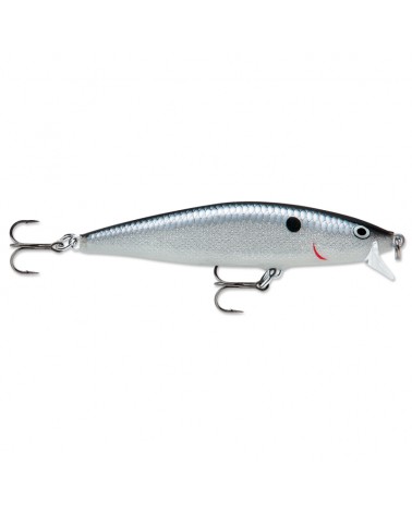 Wobler Rapala Flat Rap 8cm 7g S Silver do 1.8m pływający