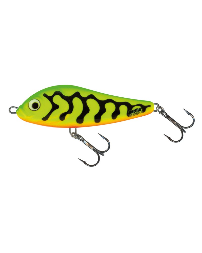 Wobler Salmo Rattlin' Slider 11cm 47g Green Tiger do 2m sinking/tonący