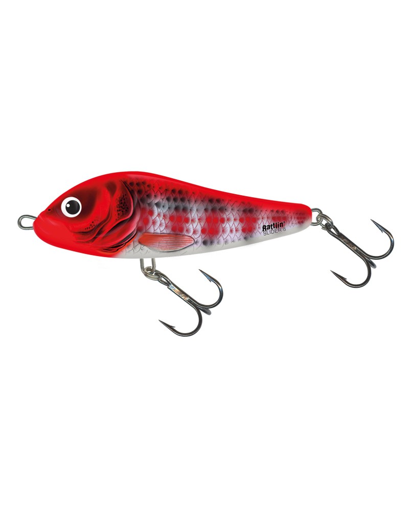 Wobler Salmo Rattlin' Slider 11cm 47g Holo Red Head Stripper do 2m sinking/tonący