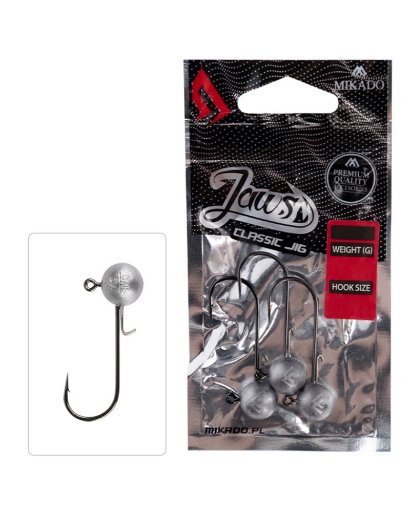 Główka Jigowa Mikado Jaws Classic 3g-2 BN 3szt.