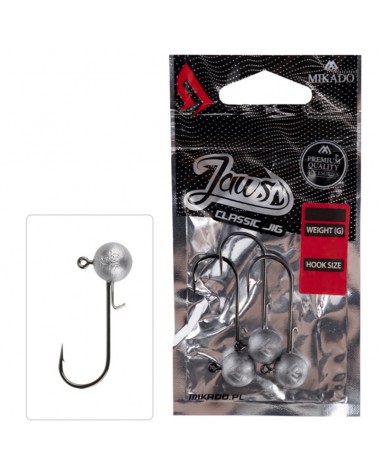 Główka Jigowa Mikado Jaws Classic 3g-3/0 BN 3szt.