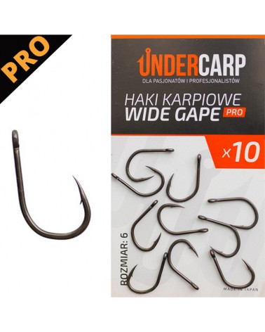 Haki Karpiowe Undercarp Wide Gape Pro roz. 6