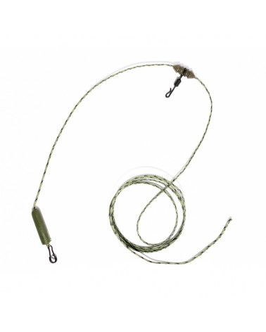Gotowy Zestaw Karpiowy Undercarp Chod Rig Z Leadcorem 45lbs 100cm Zielony