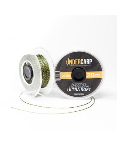 Plecionka Przyponowa Undercarp 20m 25lbs Ultra Soft - Zielona