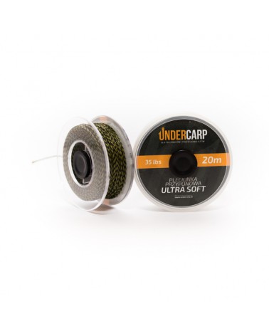 Plecionka Przyponowa Undercarp 20m 35lbs Ultra Soft - Zielona
