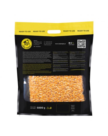 Gotowa Kukurydza Wędkarska Carp Target Truskawka 5 kg
