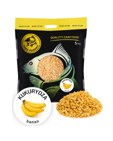 Gotowa Kukurydza Wędkarska Carp Target Banan 5 kg