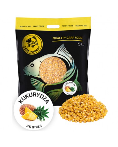 Gotowa Kukurydza Wędkarska Carp Target Ananas 5 kg