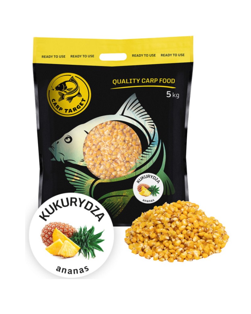 Gotowa Kukurydza Wędkarska Carp Target Ananas 5 kg