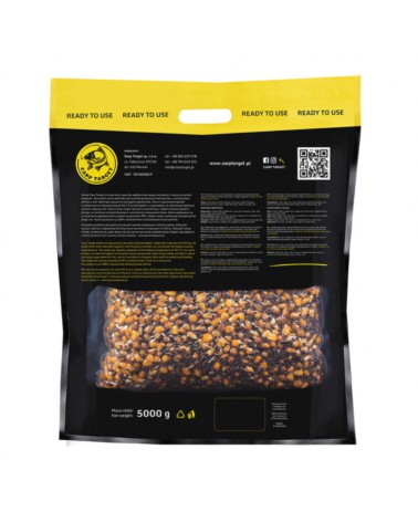 Mix Ziaren Carp Target Kukurydza Orzech Tygrysi Konopia Rzepik 5kg