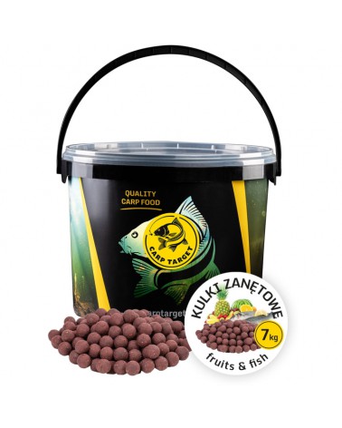 Kulki Zanętowe Carp Target Fruits&Fish 20mm 7kg