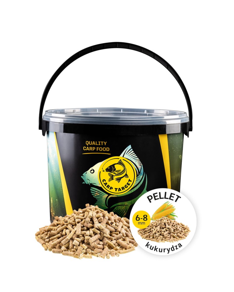 Pellet Zanętowy Carp Target Kukurydza 8mm 7kg