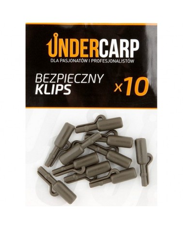 Bezpieczny Klips Zielony Undercarp 10szt.