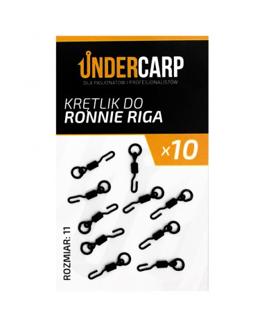 Krętlik Karpiowy Undercarp Do Ronnie Riga Rozmiar 11 10szt.