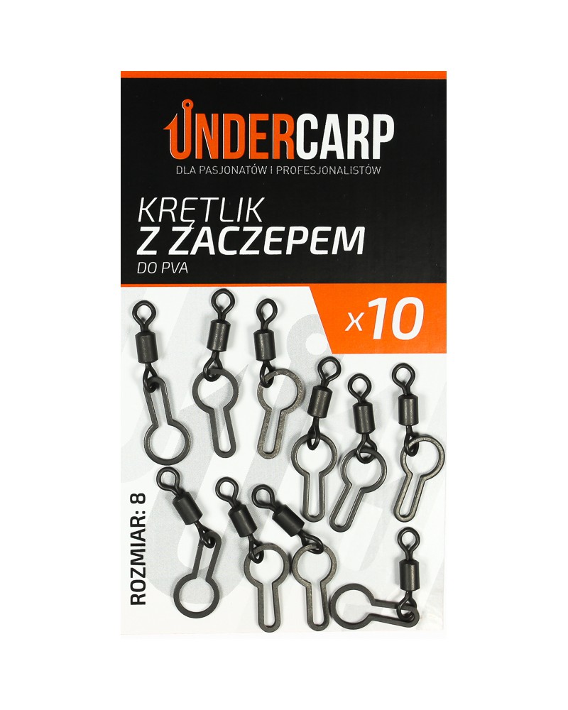 Krętlik Karpiowy Undercarp Z Zaczepem Do Pva 10szt.
