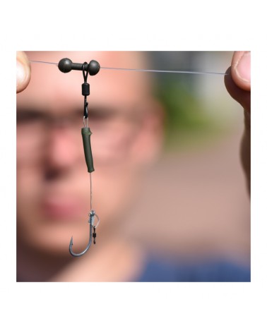 Koralik Heli/Chod Undercarp - Brązowy 10szt.