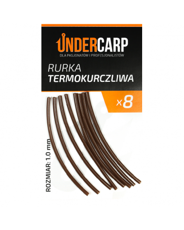 Rurka Termokurczliwa Undercarp Brązowa 1,0mm 8szt.
