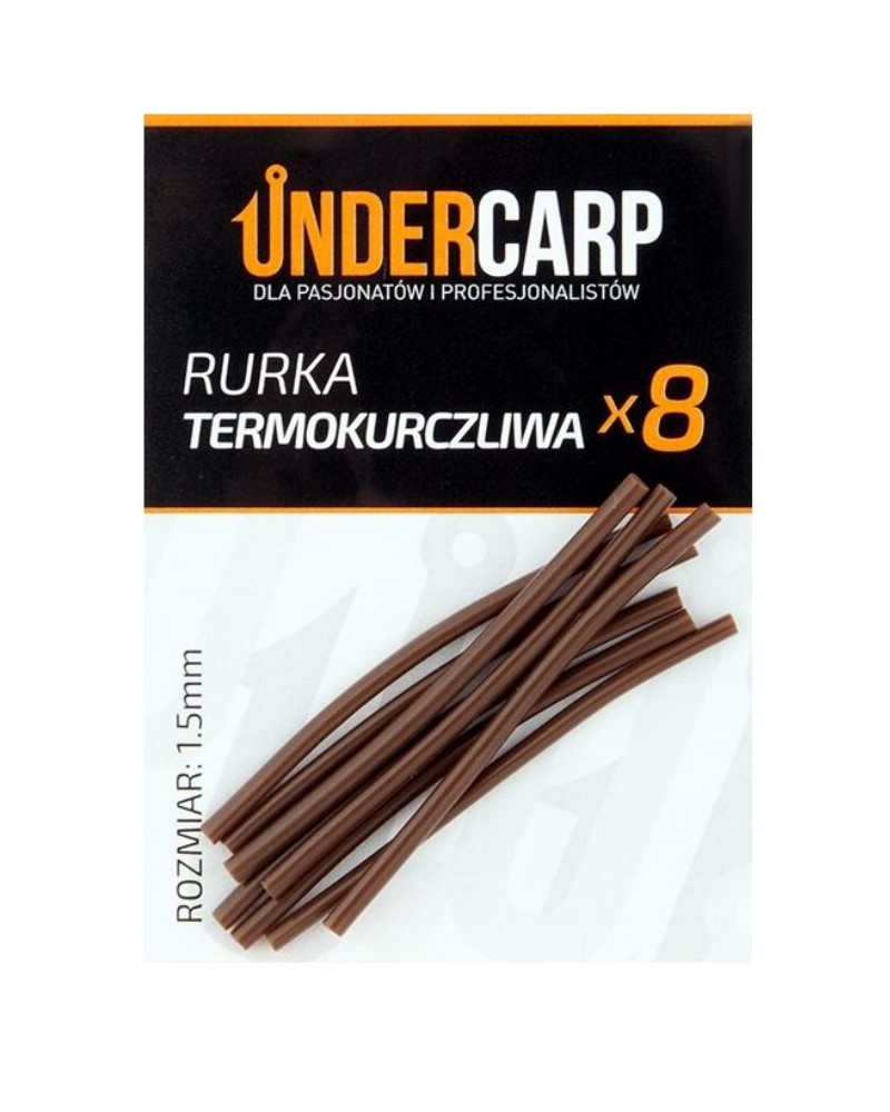 Rurka Termokurczliwa Undercarp Brązowa 1,5mm 8szt.