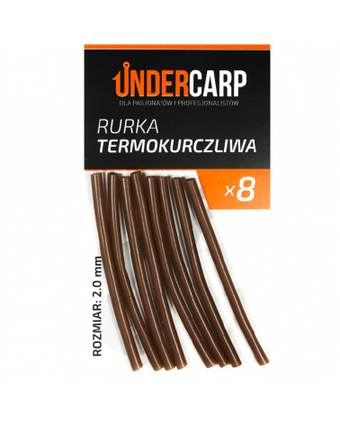 Rurka Termokurczliwa Undercarp Brązowa 2mm 8szt.