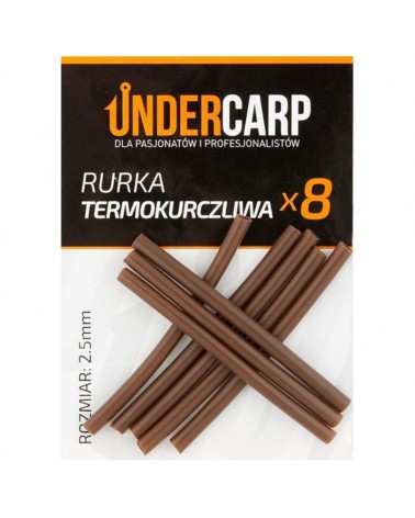 Rurka Termokurczliwa Undercarp Brązowa 2.5mm 8szt.