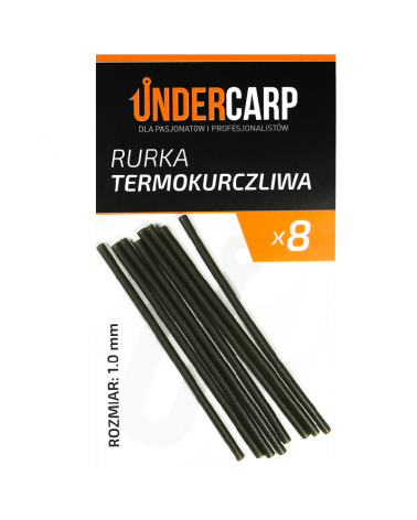 Rurka Termokurczliwa Undercarp Zielona 1,0mm 8szt.