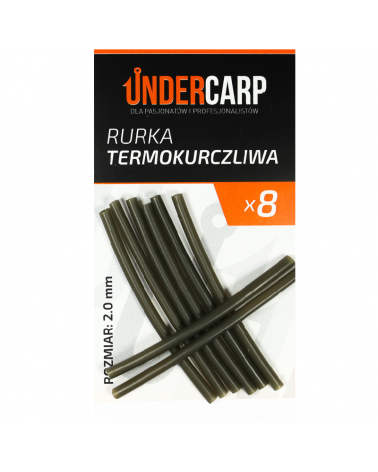 Rurka Termokurczliwa Undercarp Zielona 2,0mm 8szt.