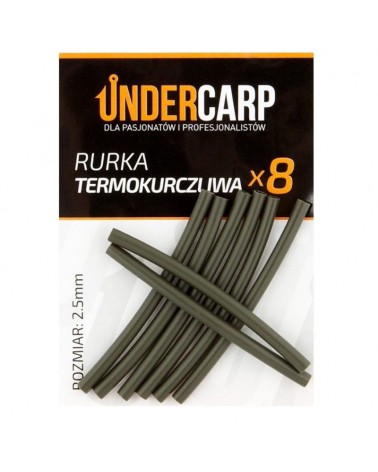 Rurka Termokurczliwa Undercarp Zielona 2,5mm 8szt.