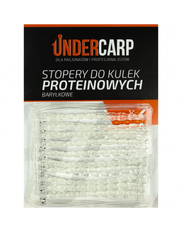 Stopery Do Kulek Proteinowych Undercarp Baryłkowe - Przezroczyste