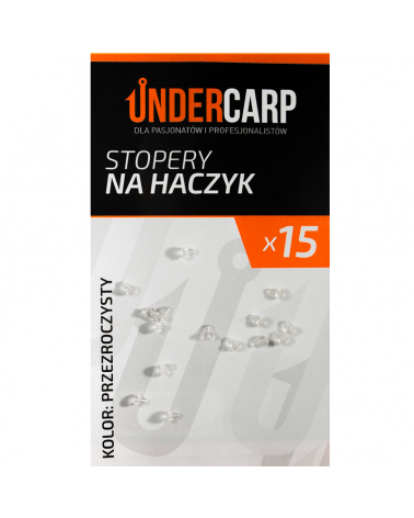 Stopery Na Haczyk Undercarp - Przezroczyste 15szt.