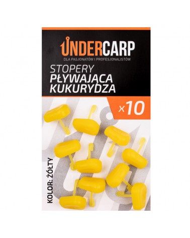 Stopery Undercarp Pływająca Kukurydza - żółty 10szt.
