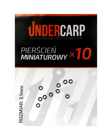 Pierścień Miniaturowy Undercarp 3.1mm 10szt.