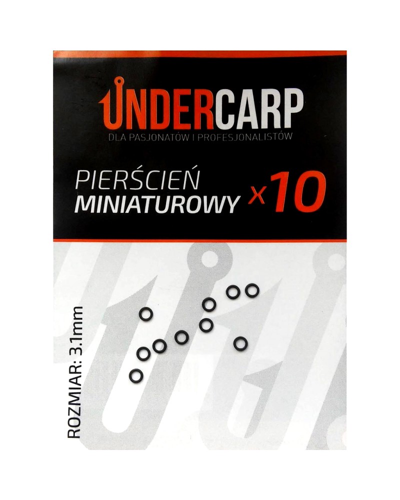 Pierścień Miniaturowy Undercarp 3.1mm 10szt.