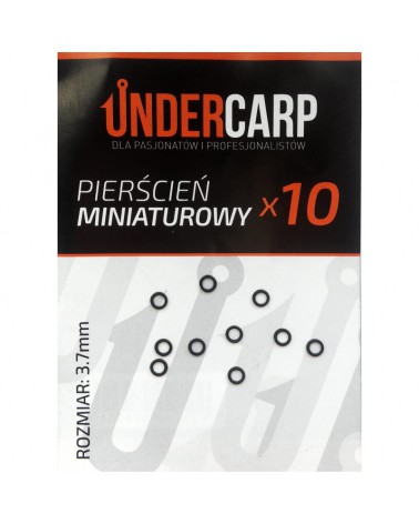 Pierścień Miniaturowy Undercarp 3.7mm 10szt.