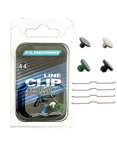 Klips Do Żyłki Flagman Line Clips Set 4szt.